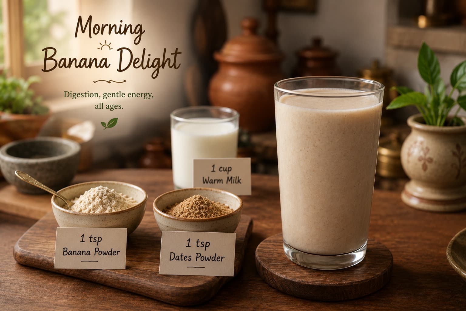 Banana Powder Morning Delight